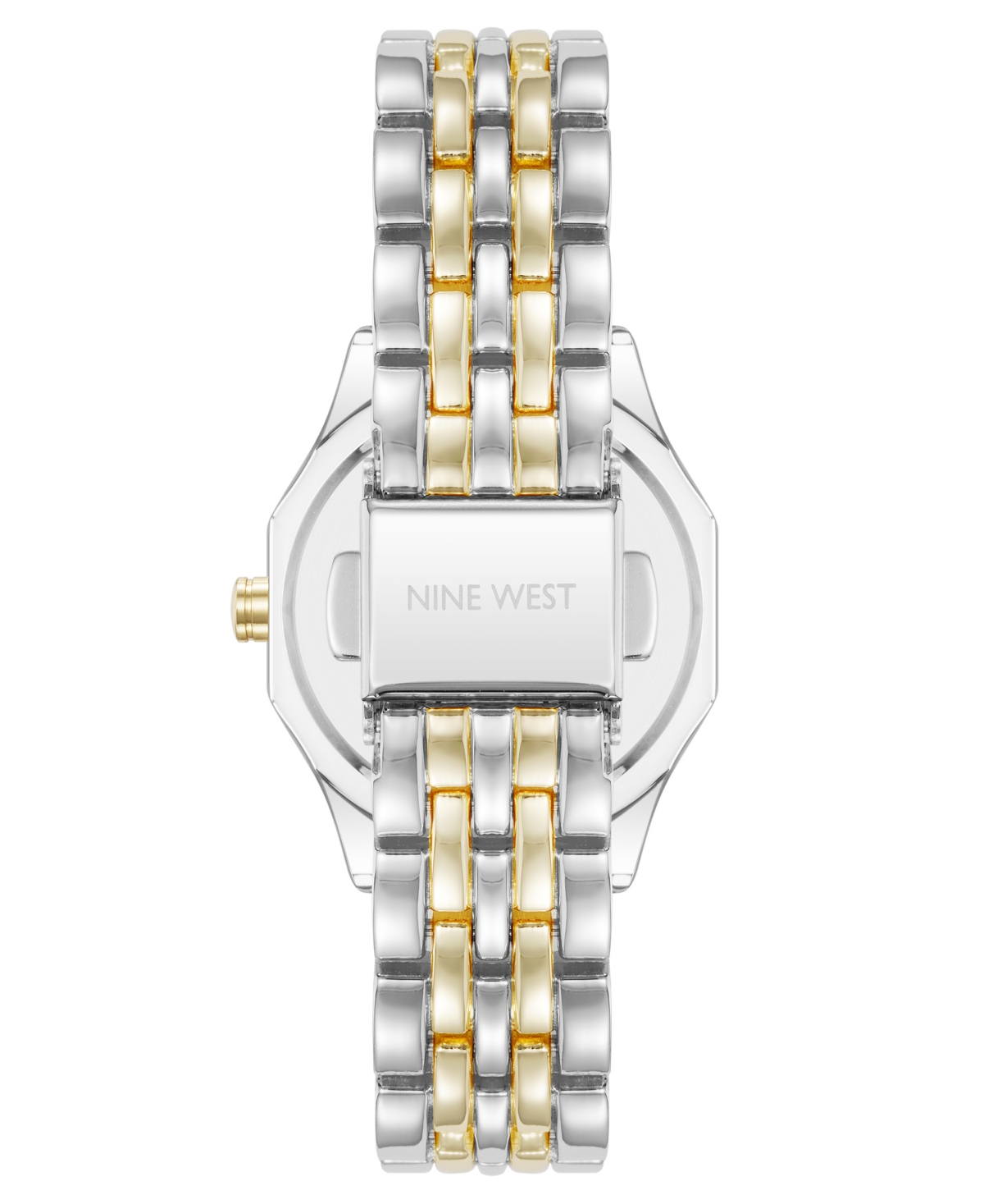 Anne Klein Women's Quartz Exquisite Silver-tone And Gold-tone Metal Alloy Watch, 28mm In Silver