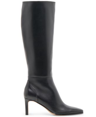 Dolce Vita Women's Emmi Wide-Calf Pointed-Toe Blade-Heel Knee-High Tall Dress Boots