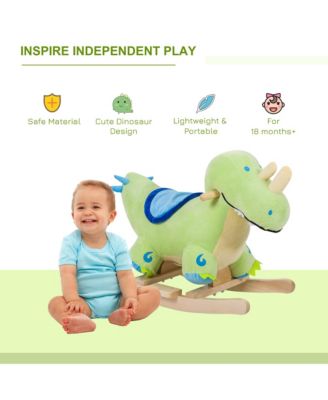 Rocking Horse Dinosaur Rocker with Realistic Sounds