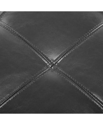 Storage Ottoman Bench 3-seater PU Leather Furniture Foot Stool