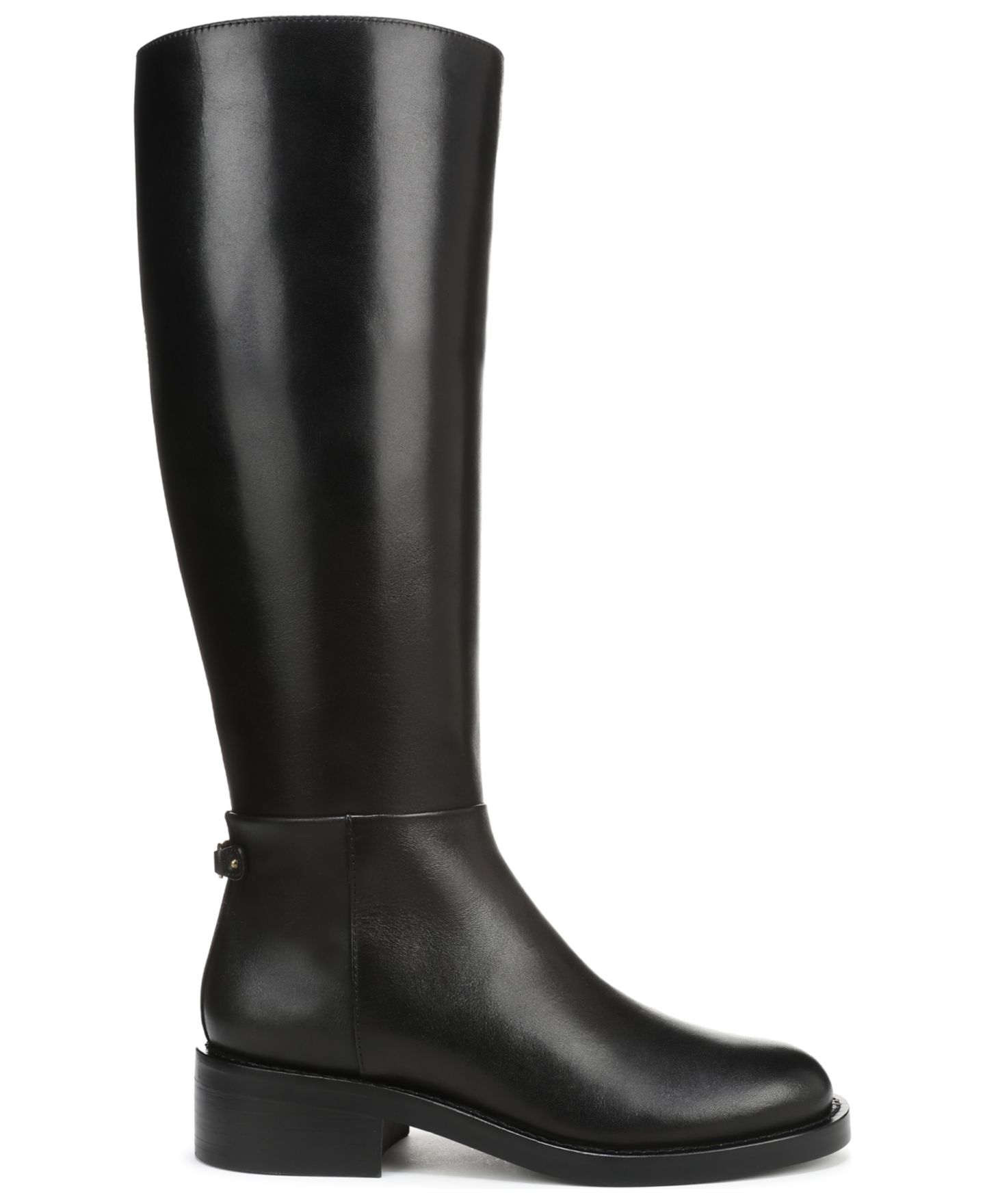 Женские ботинки Sam Edelman Milla Riding Boots, Regular & Wide Calf, цвет: Чёрный кожаный — фото 2