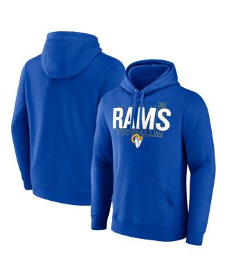 Fanatics - Men's Royal Los Angeles Rams Pylon Outline Pullover Hoodie
