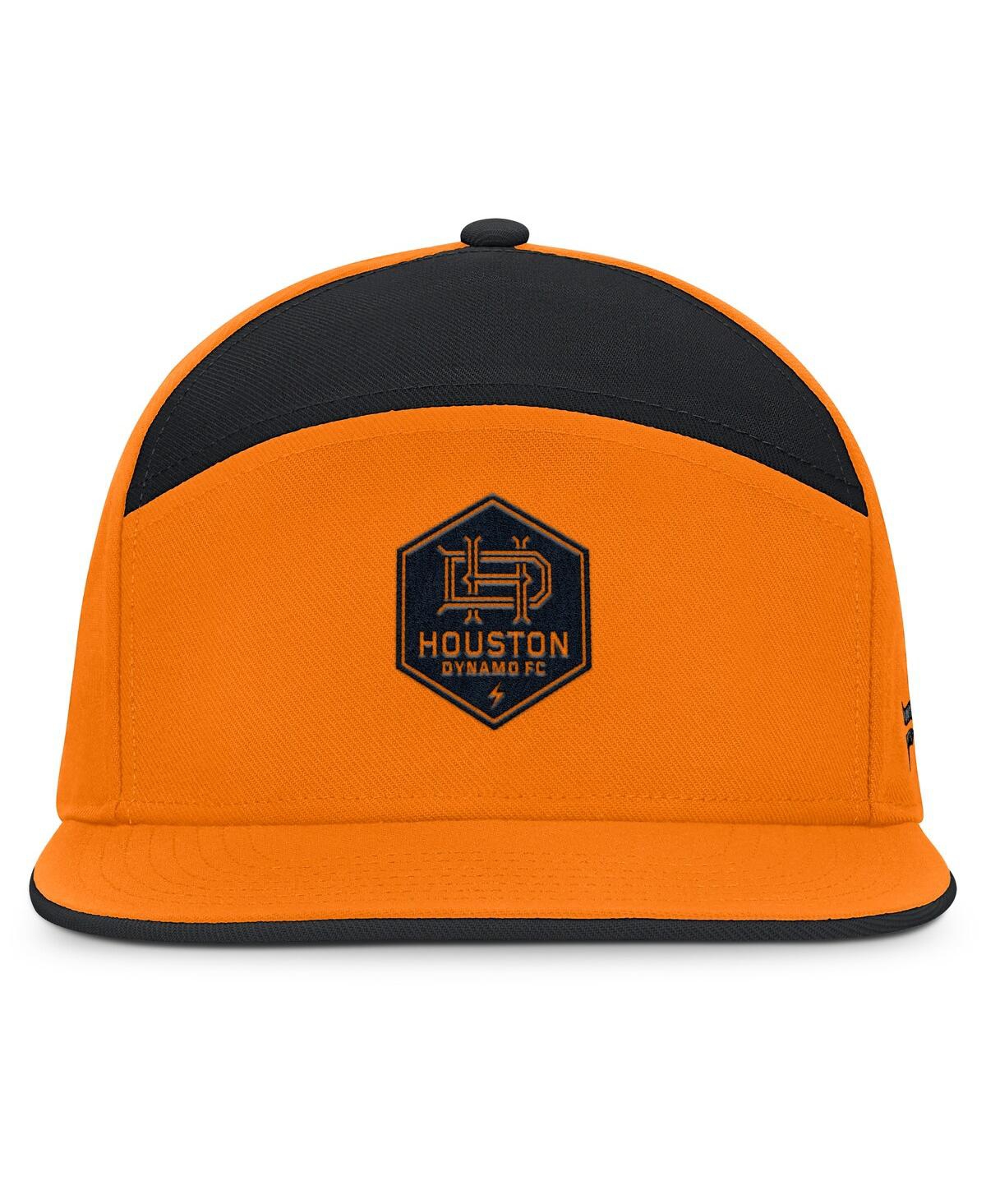 Fanatics Men's Orange Houston Dynamo Fc Mezzala Snapback Hat In Orange