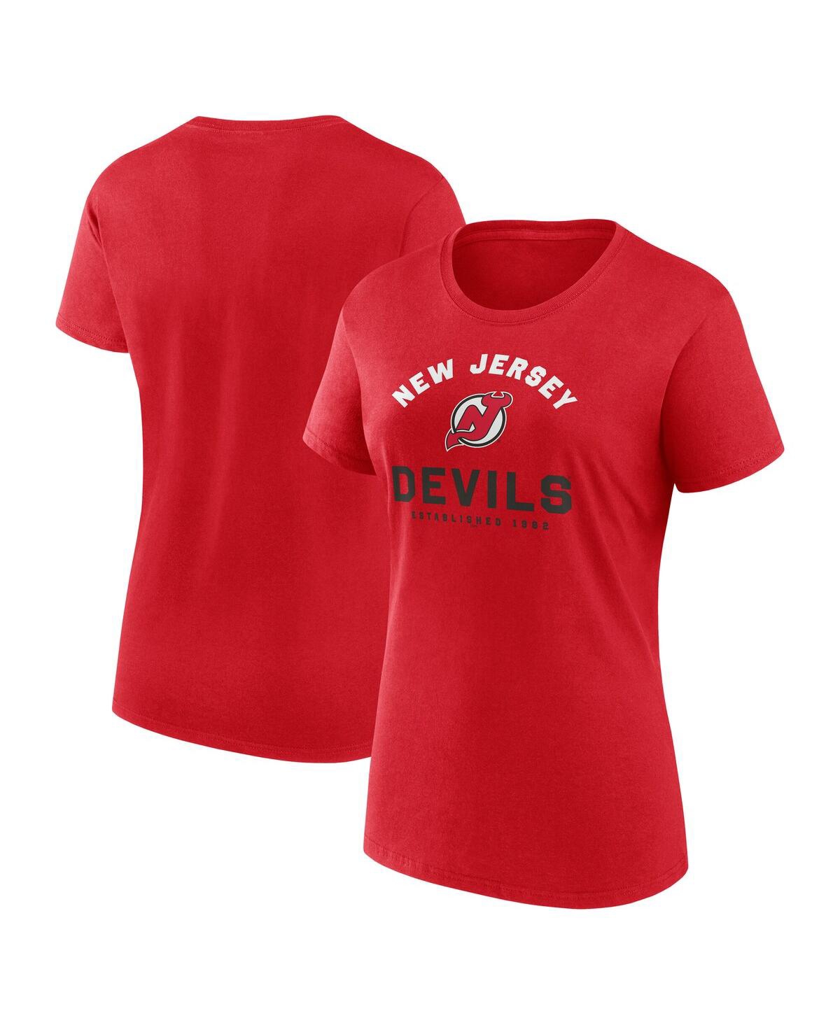 Women's Red New Jersey Devils Unrivaled T-Shirt - Red