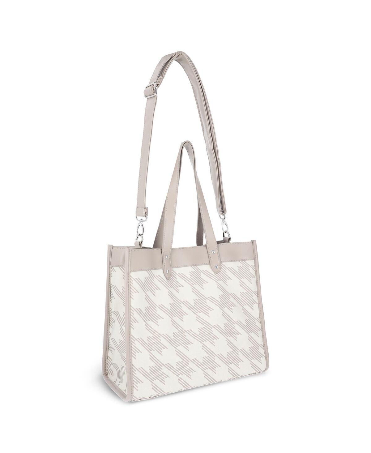 Wear By Erin Andrews New York Giants Patch Printed Tote Bag In Transparent