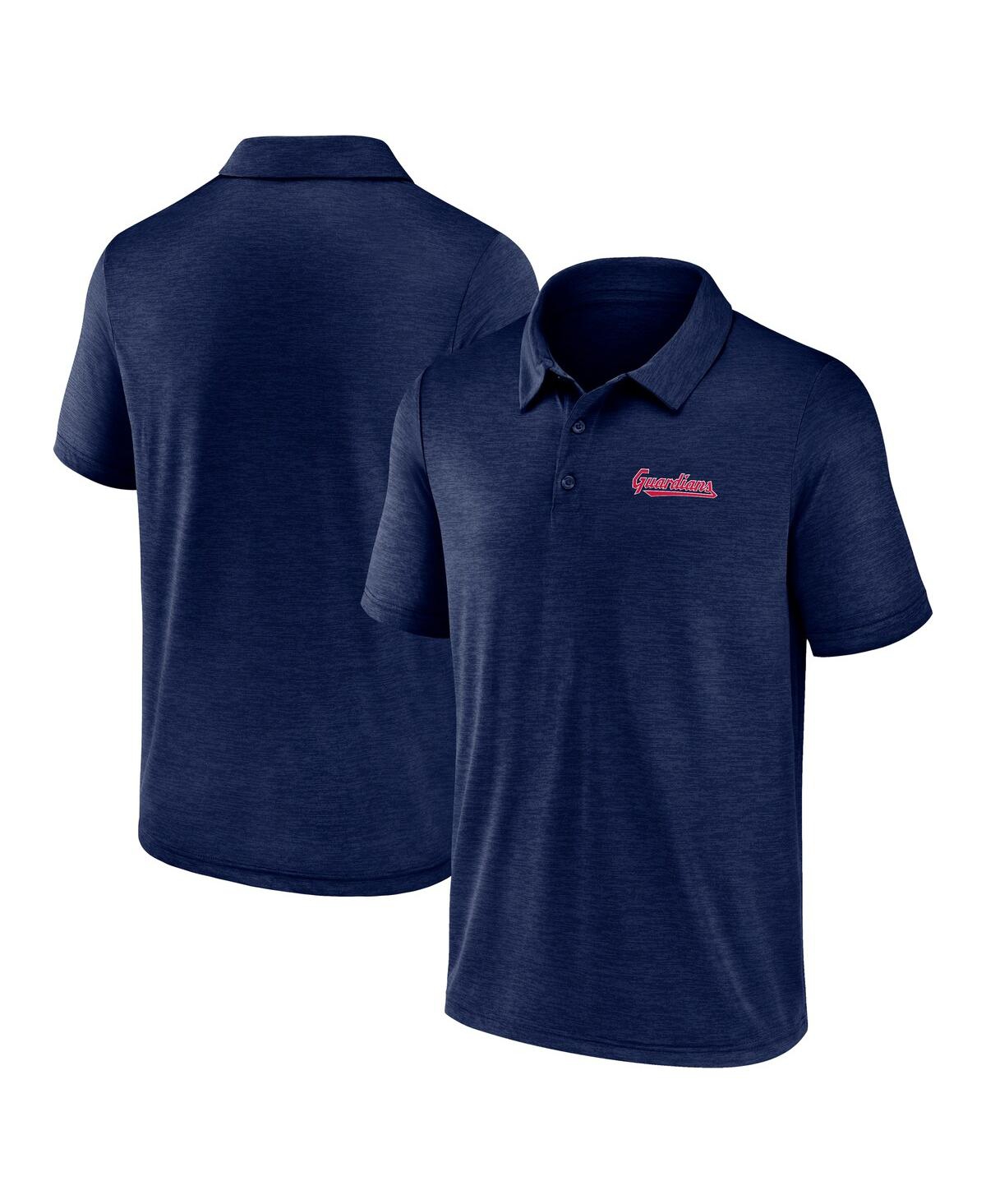 Men's Navy Cleveland Guardians Unstoppable Polo Shirt - Navy