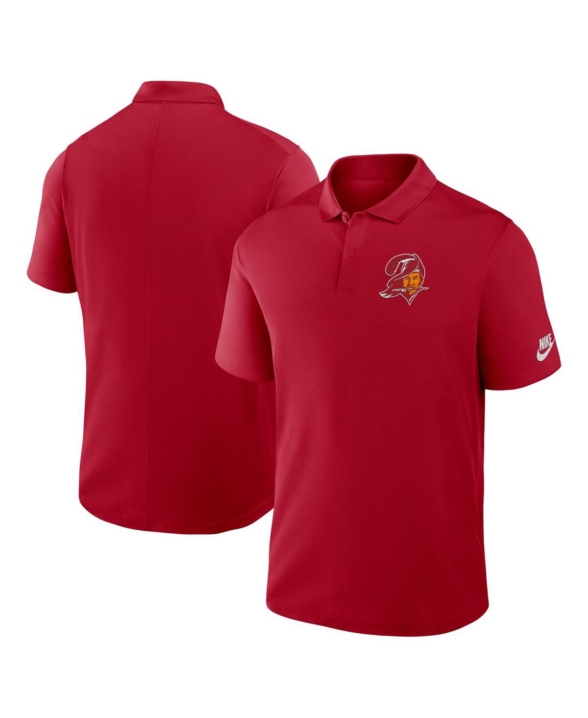Nike Red Tampa Bay Buccaneers Rewind Victory Performance Polo In Red