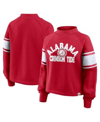 Fanatics - Women's Crimson Alabama Crimson Tide Punt Coverage Quarter-Zip Sweatshirt