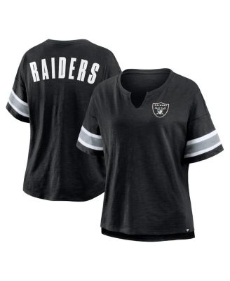 Fanatics - Women's Black Las Vegas Raiders Redzone Curl Route T-Shirt