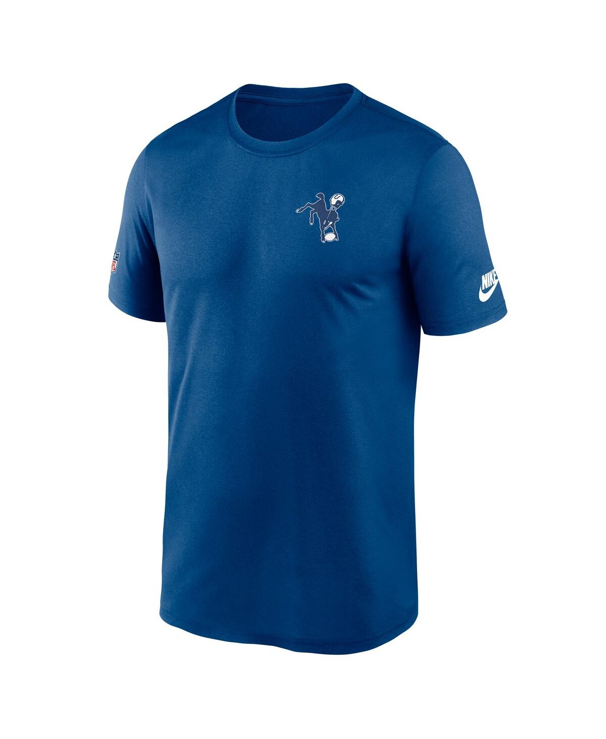 Nike Royal Indianapolis Colts Sideline Alt Pack Small Logo Legend Performance T-shirt In Blue