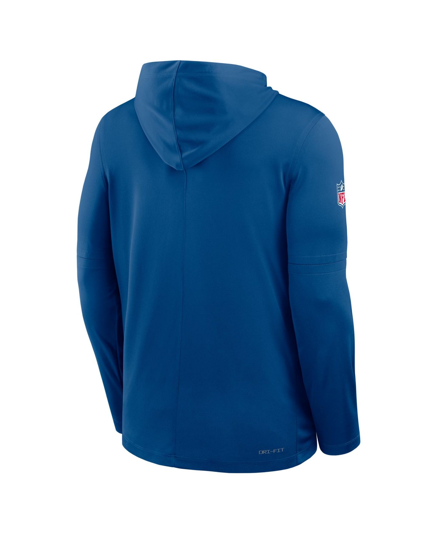 Мужское худи Nike Royal Indianapolis Colts Sideline Pure Fury Performance Long Sleeve T-Shirt — фото 5