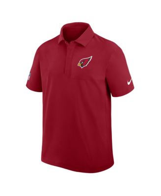 Men's Cardinal Arizona Cardinals Sideline City Pride Woven Performance Polo Shirt