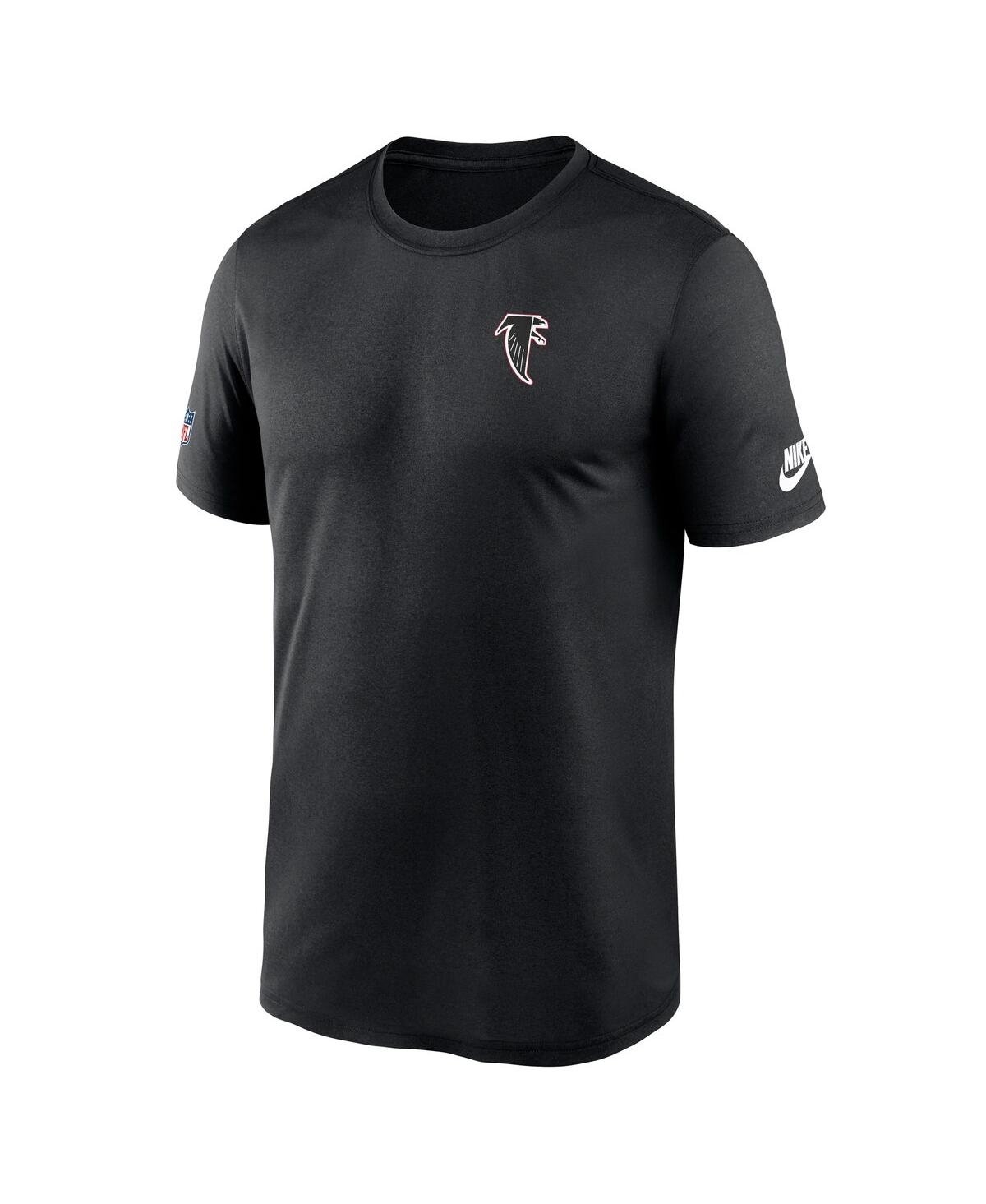 Nike Black Atlanta Falcons Sideline Alt Pack Small Logo Legend Performance T-shirt In Black