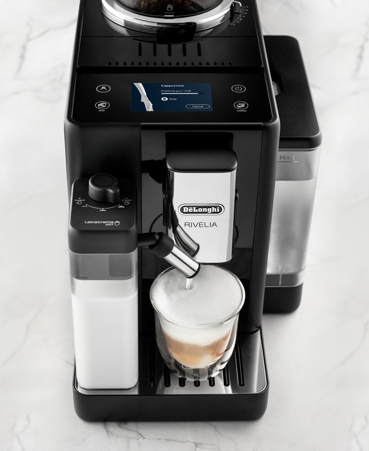 Delonghi Rivelia Automatic Espresso Machine In Black