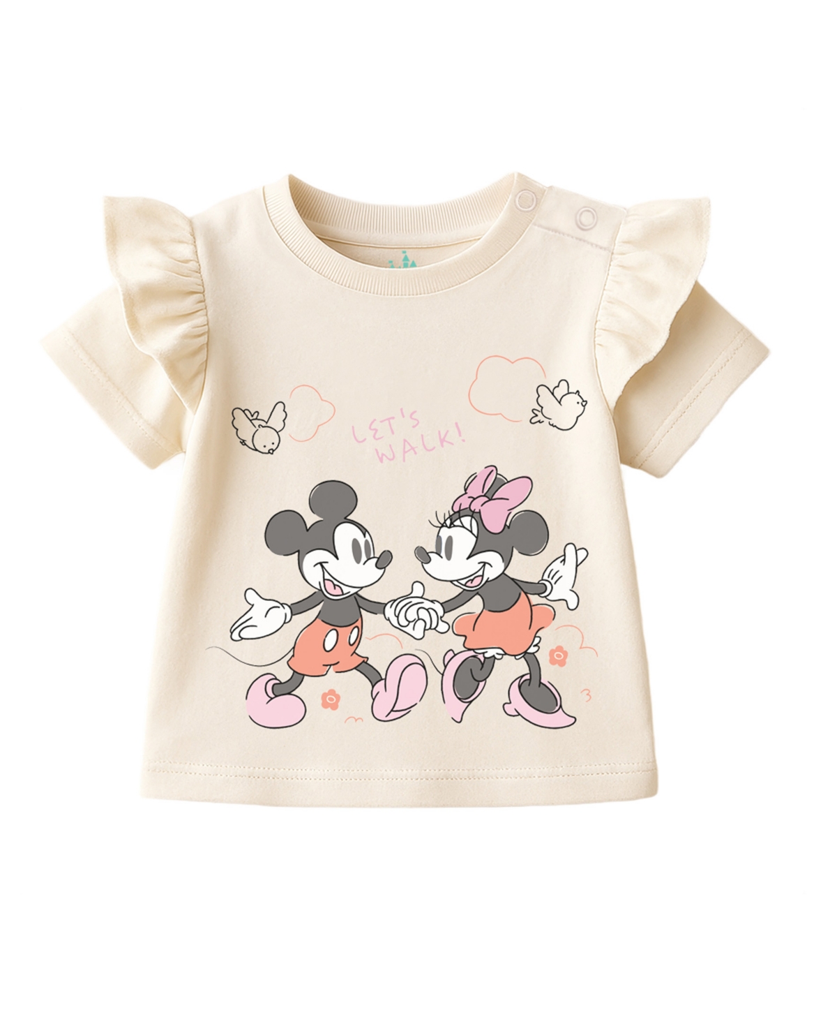 Disney Baby Girls 3-piece Minnie Mouse Hoodie, Long Sleeve T-shirt And Pant Set In Pink
