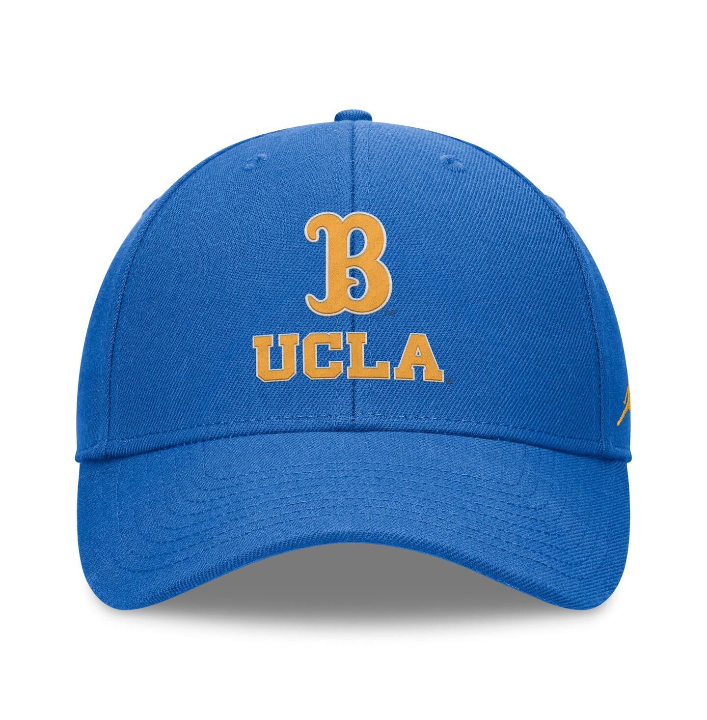 Мужская кепка Jordan Blue Ucla Bruins Primetime Rise Adjustable Hat — фото 2