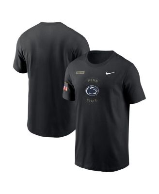 Nike - Men's Black Penn State Nittany Lions 2025 Military Appreciation Performance T-Shirt