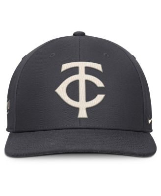 Men's Anthracite Minnesota Twins Statement Pro Snapback Hat