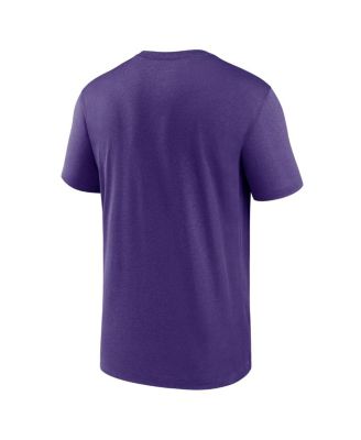 Men's Purple LSU Tigers Campus Shadow Legend Performance T-Shirt