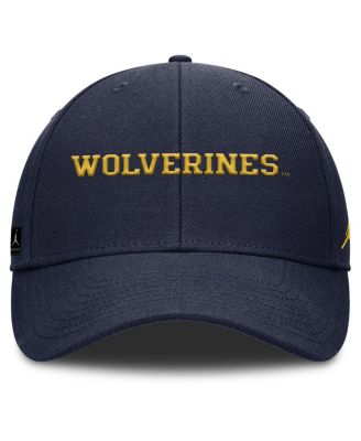 Men's Navy Michigan Wolverines 2025 On-Field Rise Performance Adjustable Hat