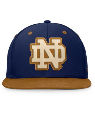 Men's Navy/Brown Notre Dame Fighting Irish Noboa Fitted Hat