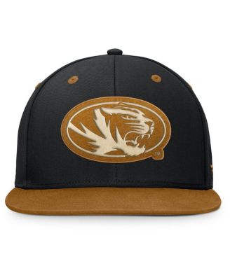 Men's Black/Brown Missouri Tigers Noboa Fitted Hat