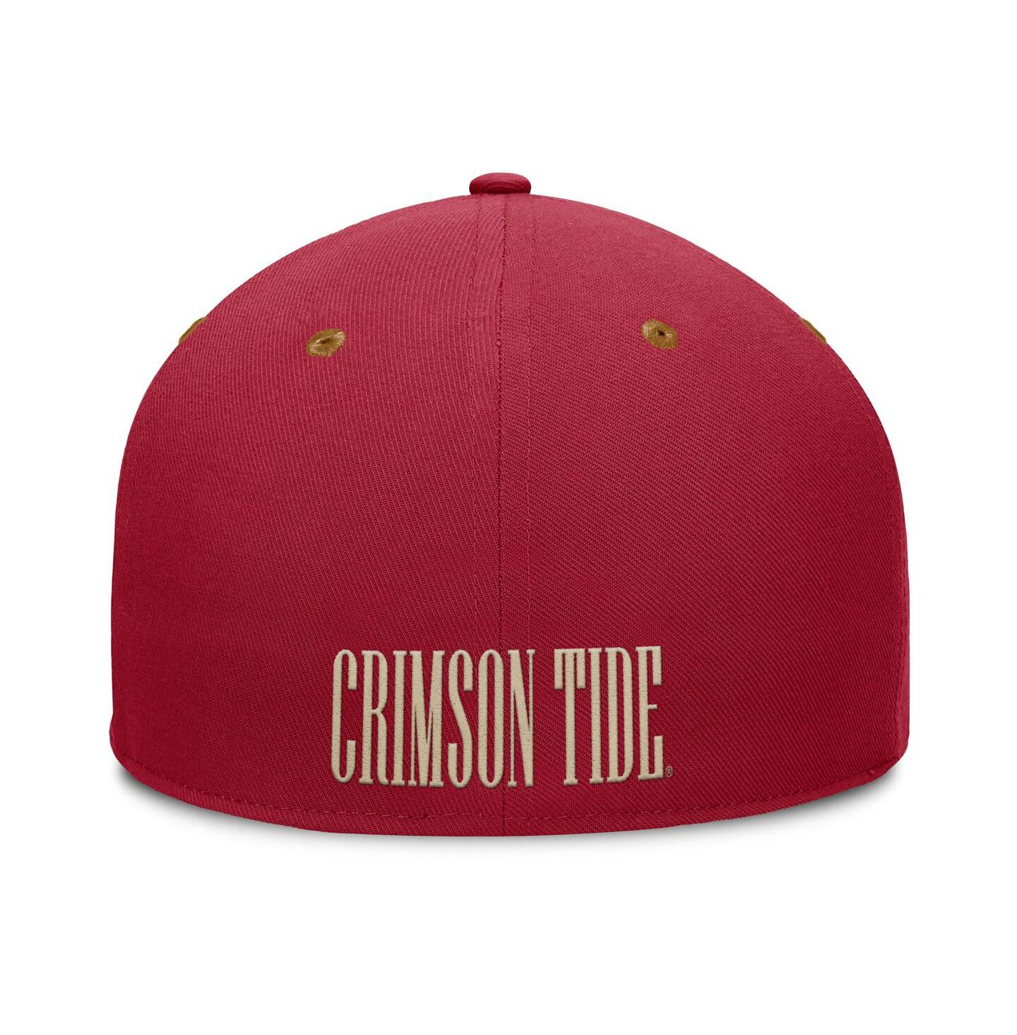 Мужская кепка Fanatics Crimson/Brown Alabama Crimson Tide Noboa Fitted Hat — фото 4