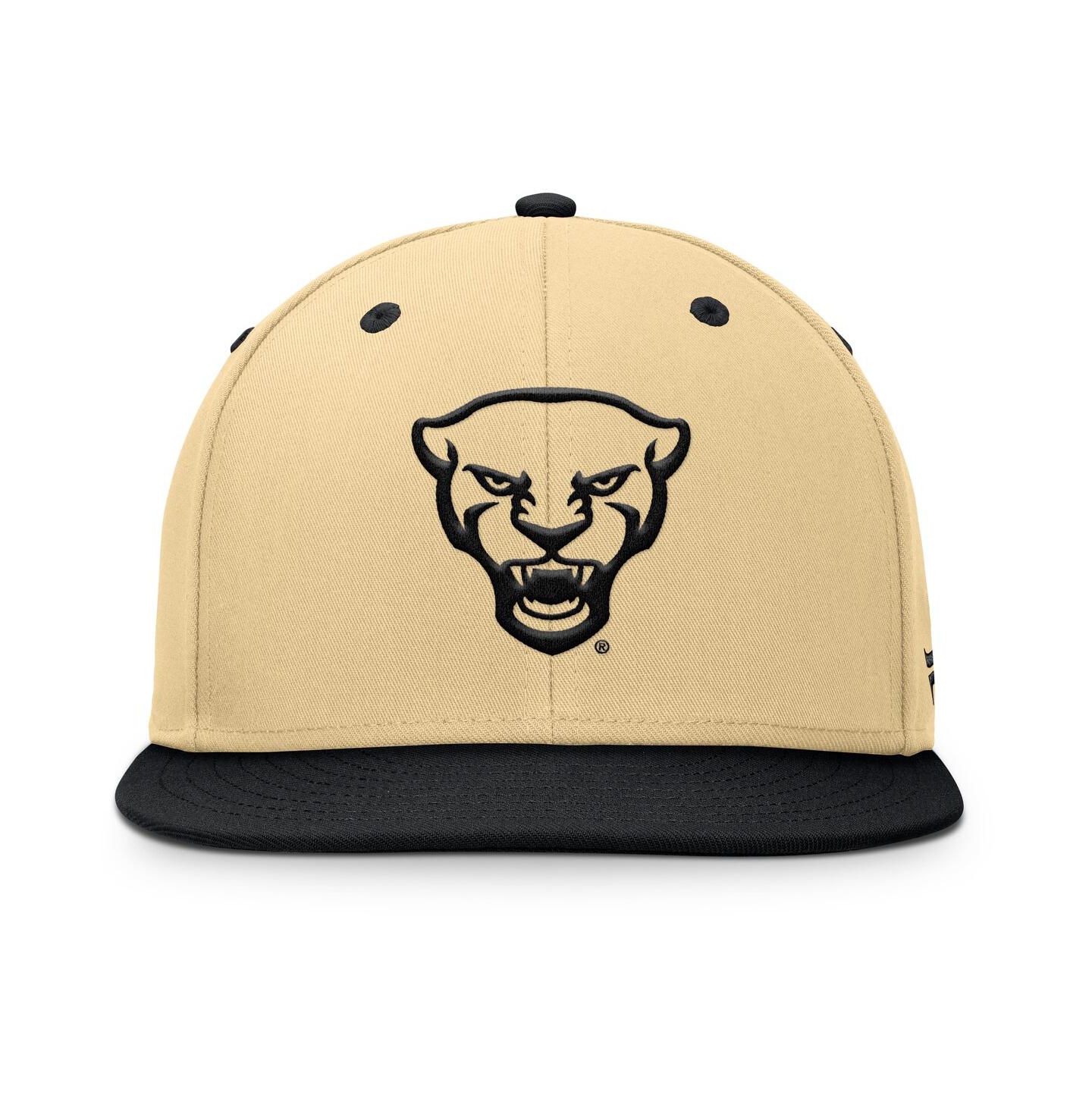 Мужская кепка Fanatics Khaki/Black Pitt Panthers Balance Fitted Hat — фото 2