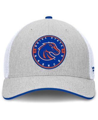 Men's Heather Gray/White Boise State Broncos Trigger Flex Hat