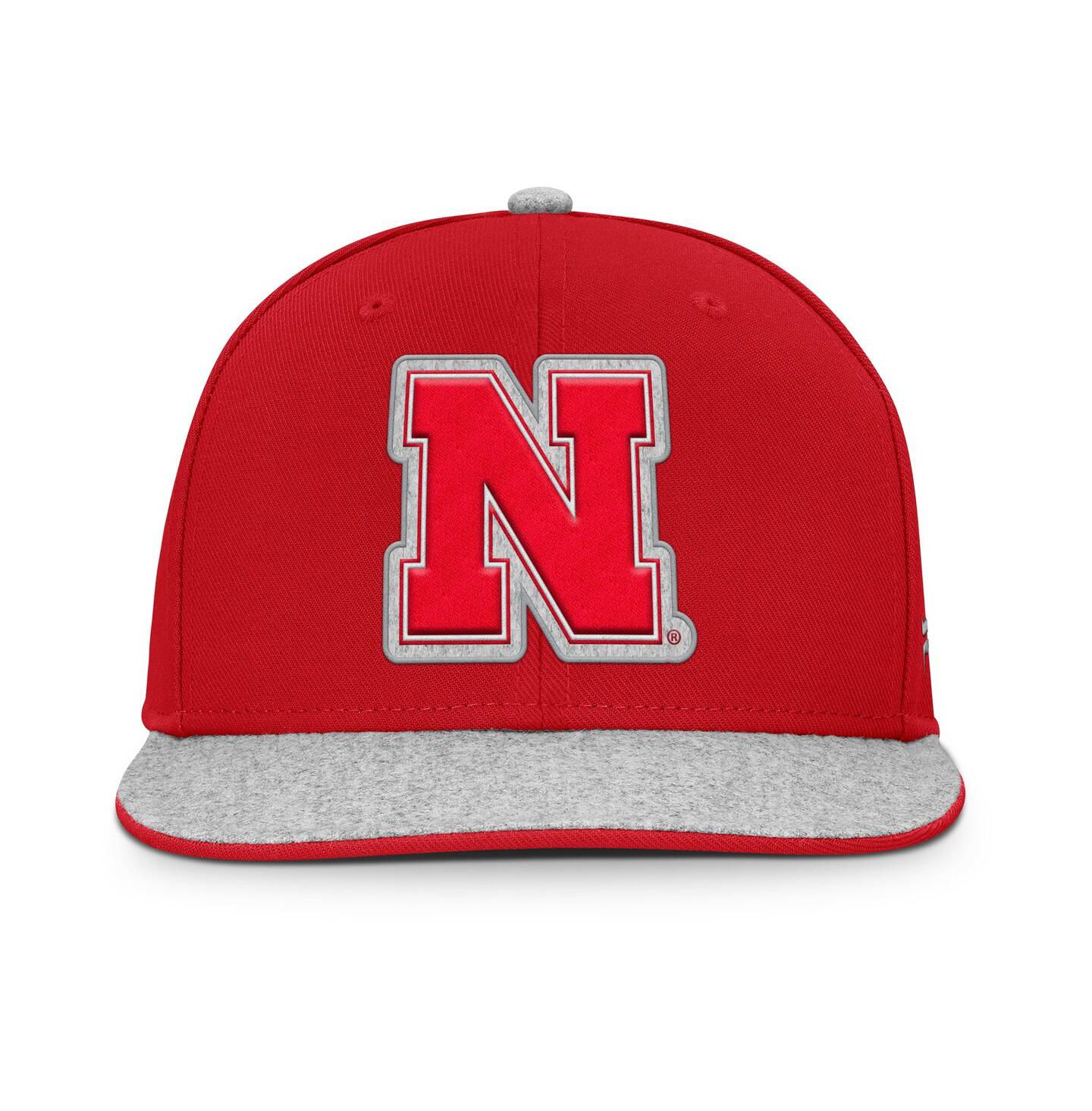 Мужская кепка Fanatics Scarlet Nebraska Huskers Loden Snapback Hat — фото 3