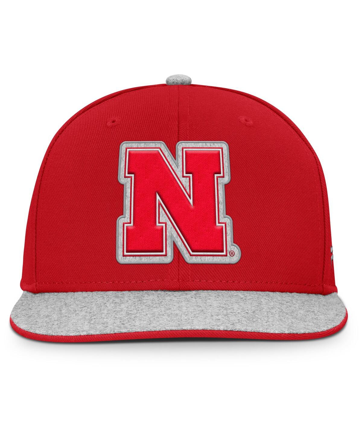 Fanatics Men's Scarlet Nebraska Huskers Loden Snapback Hat In Red
