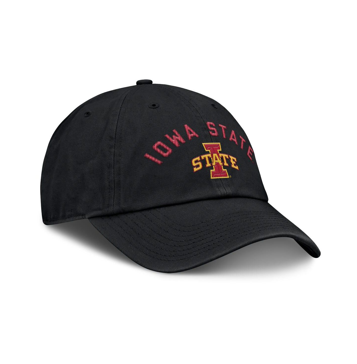 Мужская кепка Fanatics Black Iowa State Cyclones Myth Adjustable Hat — фото 3