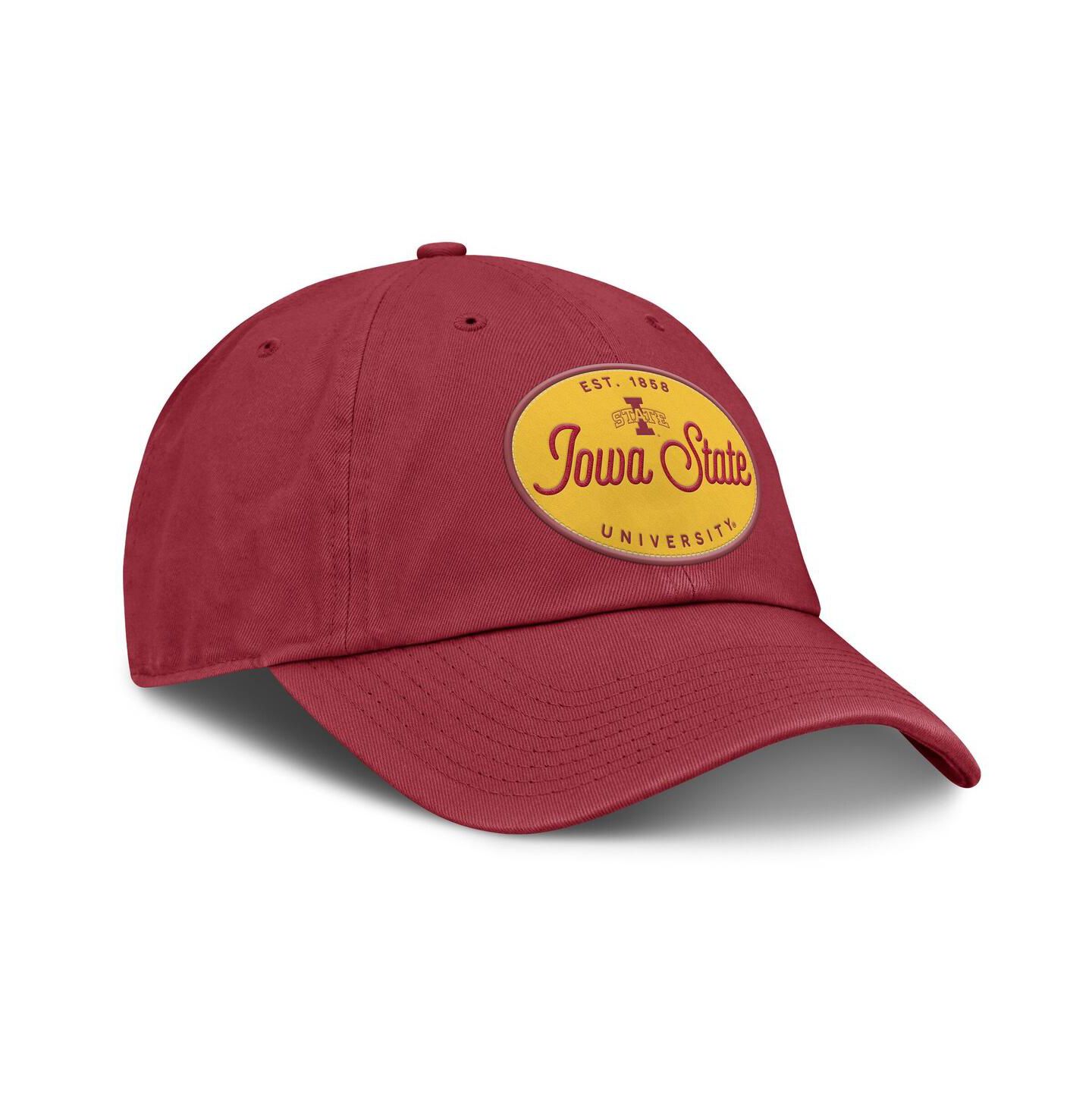 Женская кепка Fanatics Cardinal Iowa State Cyclones Candid Adjustable Hat — фото 3