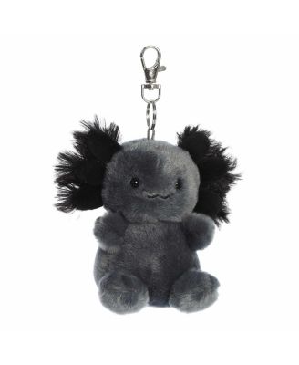 Mini Onyx Axolotl Palm Pals Adorable Clip-On Black 4"