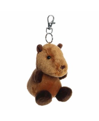 Mini Sid Capybara Palm Pals Adorable Clip-On Brown 4"