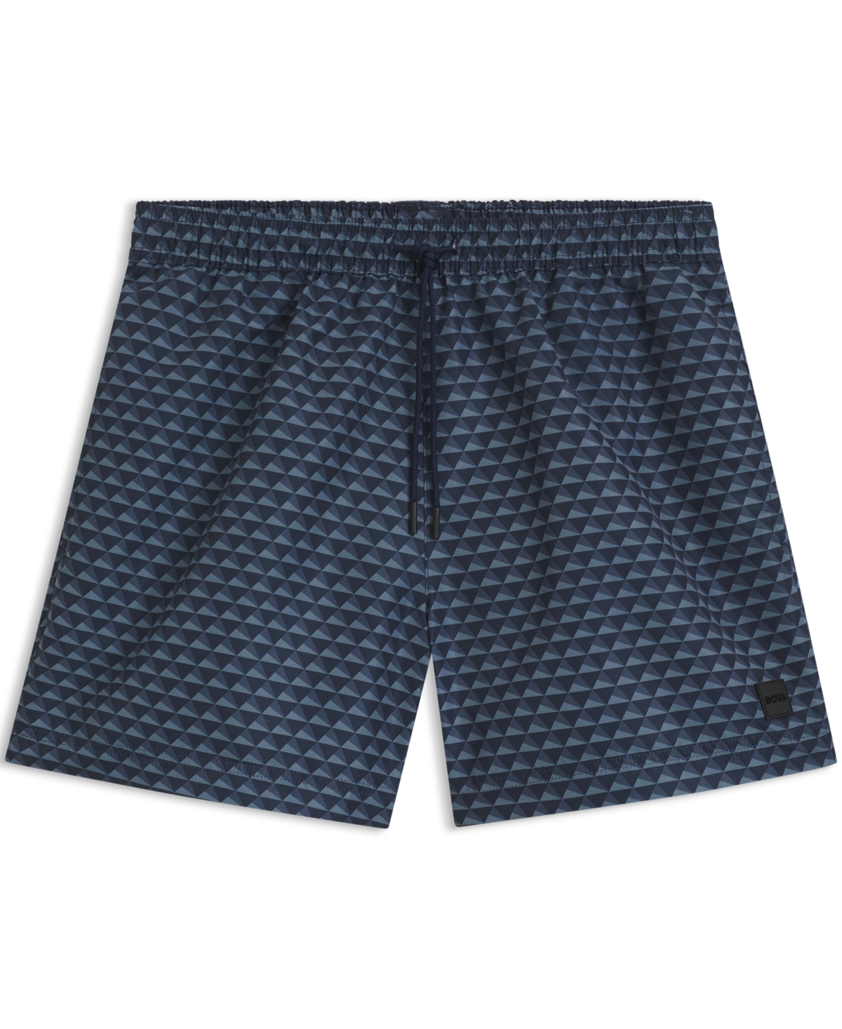 Hugo Boss Boss By  Men's All-over Print Swim Shorts In Black