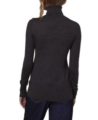 Women's Merino Roll Neck Fitted Sweater