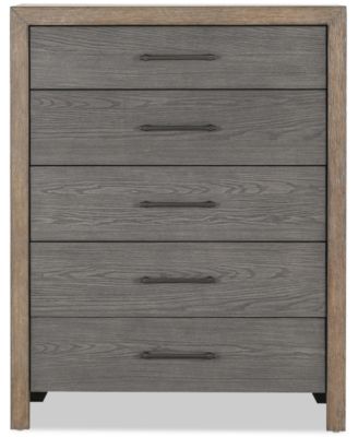 Portmore 3pc California King Storage Set (Panel Bed, Chest & 2-Drawer Nightstand with soft close drawers), Created for Macy's