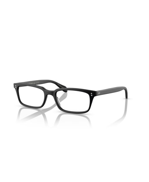 Мужские очки Oliver Peoples Man Rectangle Plastic OV5102 Denison Eyeglasses, цвет: Матовый чёрный