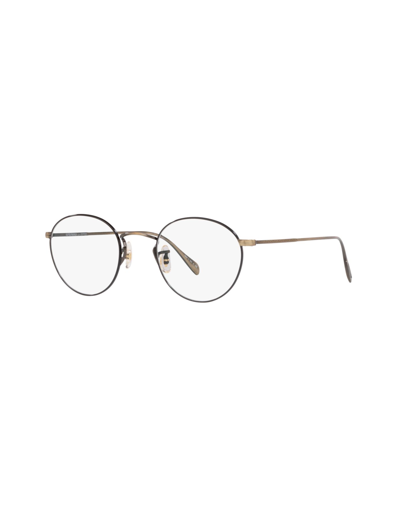 Мужские очки Oliver Peoples Man Panthos Metal OV1186 Coleridge Eyeglasses, цвет: Состаренный золотой чёрный — фото 1