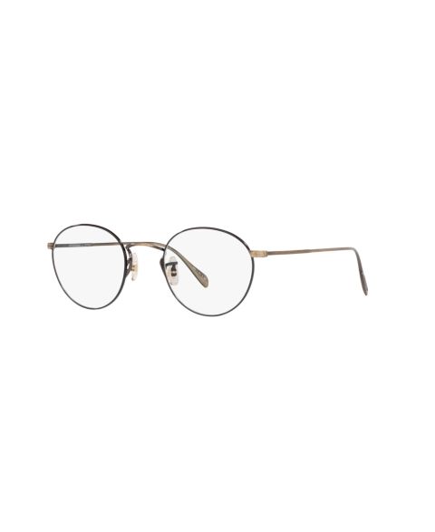 Мужские очки Oliver Peoples Man Panthos Metal OV1186 Coleridge Eyeglasses, цвет: Состаренный золотой чёрный
