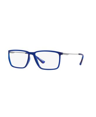 Man Rectangle Plastic EC3501 Eyeglasses