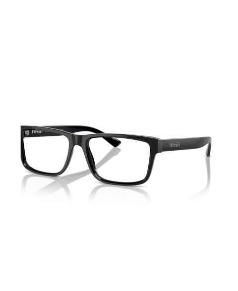 Мужские очки Scuderia Ferrari Ferrari Man Rectangle Plastic FH4001 Eyeglasses, цвет: Чёрный
