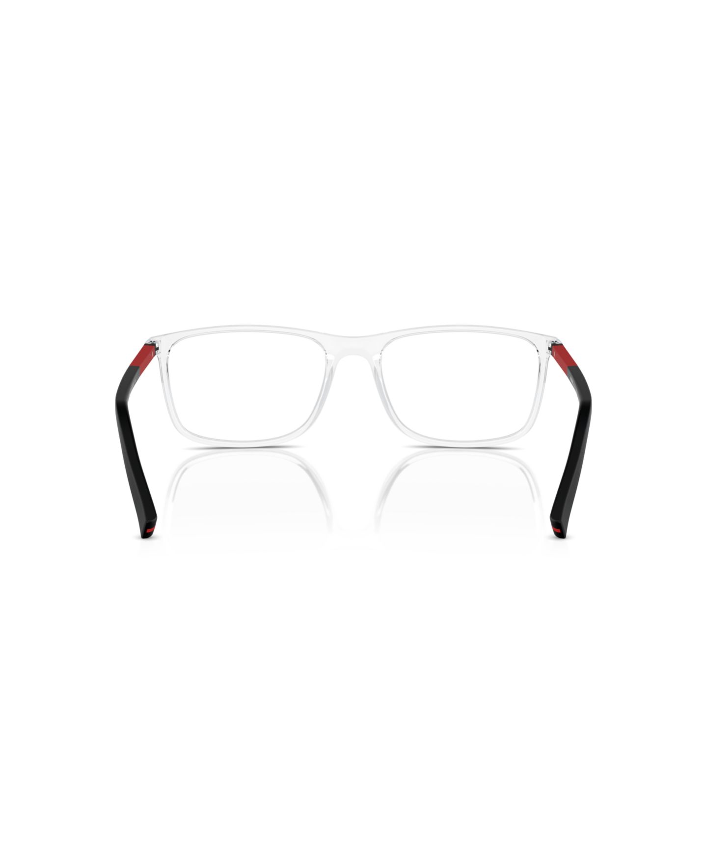 Мужские очки PRADA LINEA ROSSA Man Rectangle Plastic PS 03QV Eyeglasses, цвет: Прозрачный — фото 4