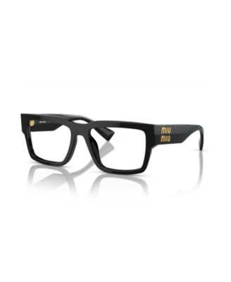Woman Rectangle Plastic MU 02XV Eyeglasses