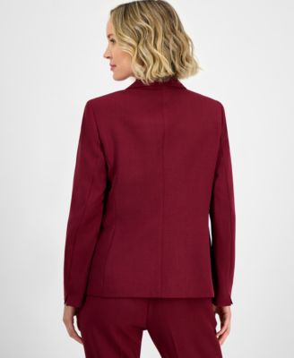 Women's One-Button Blazer, Regular & Petite