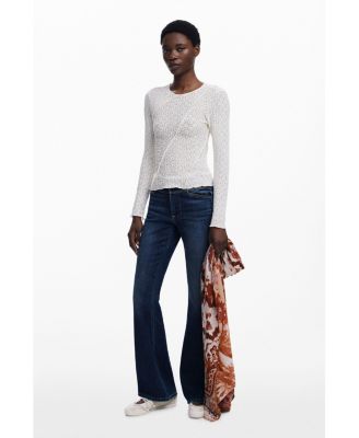 Women's Rectangular paisley scarf