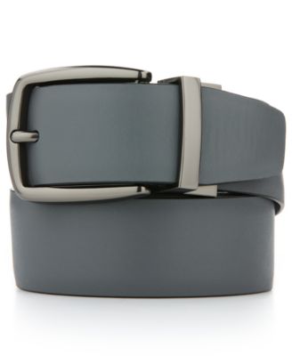 Men's Diagonal Reversible Pattern Dress Belt