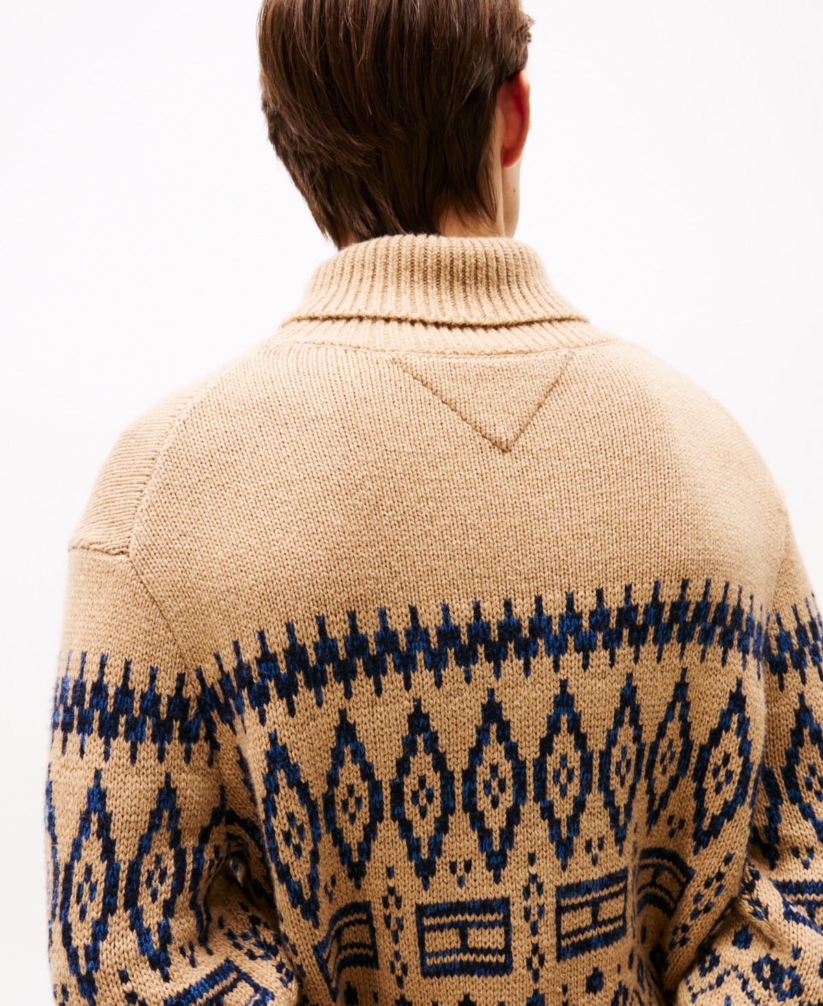 Tommy Hilfiger Men's Fair Isle Roll Neck Sweater