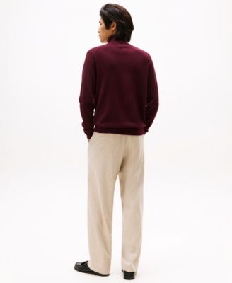 Men's Regular-Fit Pima Cotton Cashmere Blend Solid Turtleneck Sweater